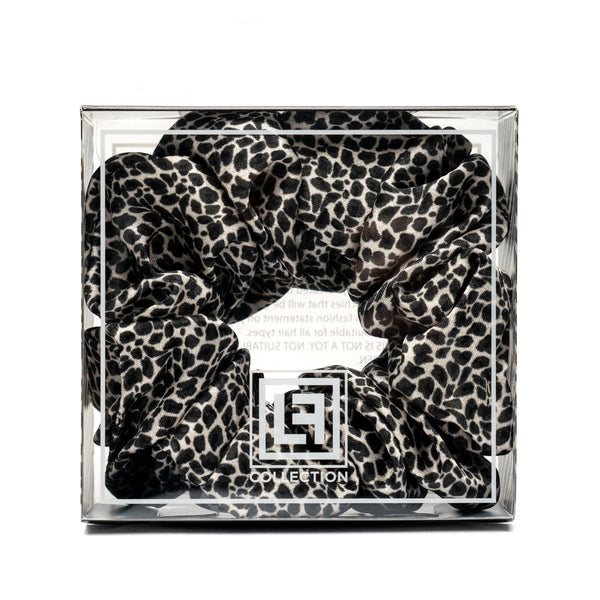 Leopard scrunchie